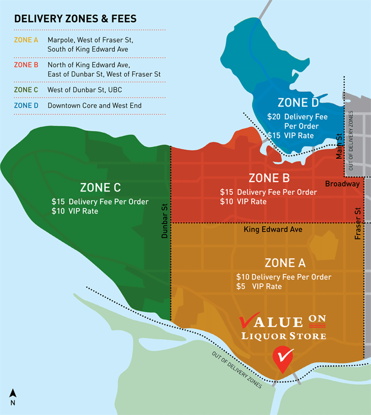 what is delivery zone